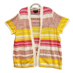 Lane Bryant open cardigan Womens 22/24 Colorful office Bright stretchy beachy